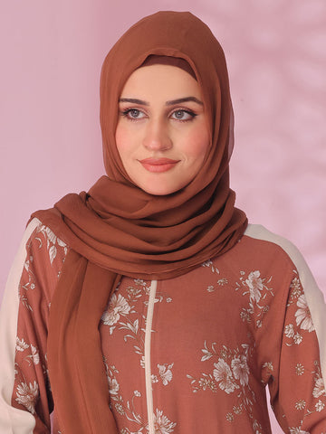 Dynamic Petals Silk Chiffon Scarves